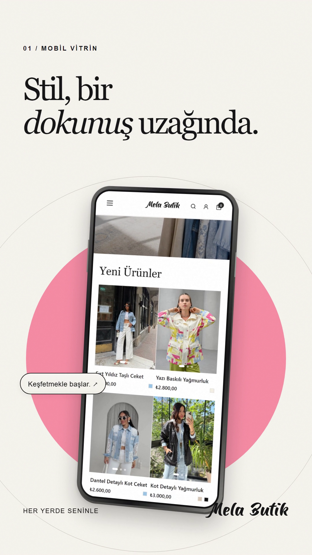 Mela Butik — proje kapağı